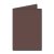 Pollen-Doppelkarte 111x158 - 25er-Pack - Braun Pollen-Doppelkarte 111x158 - 25er-Pack - Braun