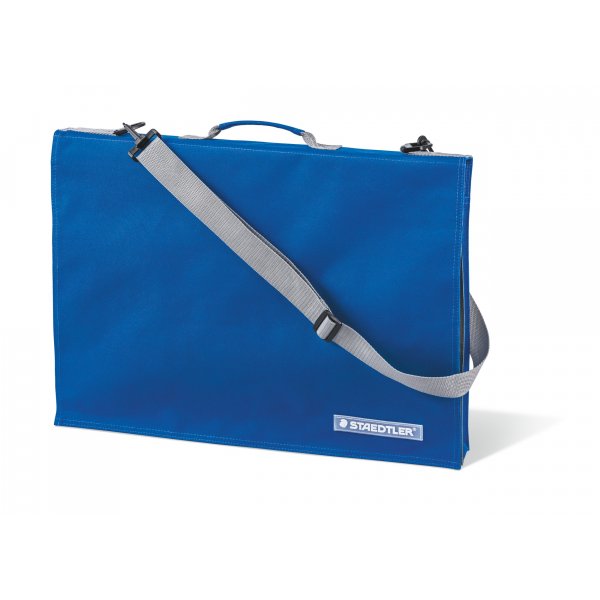 Tasche fr Zeichenblock Blau