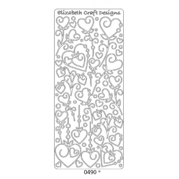 Abziehbilder - Blomhjärtan Abziehbilder - Blomhjärtan