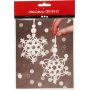 Mini-DIY-Kit - Makramee-Eiskristall/Schneeflocke
