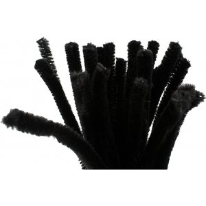 Pfeifenreiniger - Ø9 mm - schwarz - 25 Stk Pfeifenreiniger - Ø9 mm - schwarz - 25 Stk