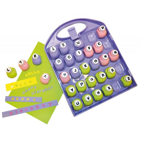 Buchstabenstanzer - 29 Stk