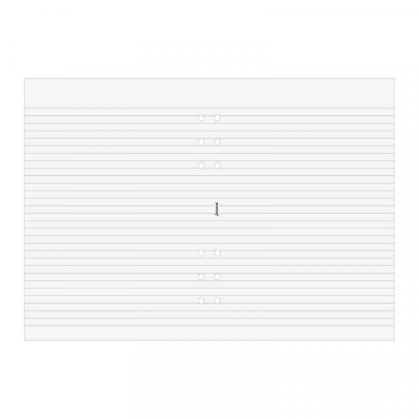 Notizblock fr Filofax - A5 liniert - Wei (50 Blatt)