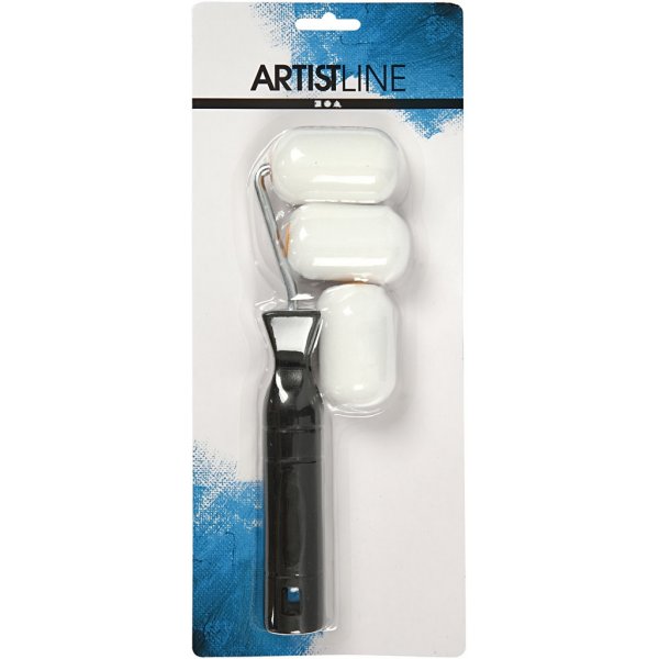 Farbroller mit Griff - B6 cm