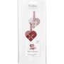 Bastelset - Geflochtene Herzen - rot/weies Muster - 8-tlg