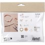 Mini-DIY-Kit Schmuck, Halsketten und Armbnder aus Rosenquarz