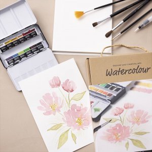 Starten Sie das DIY-Set Aquarell Starten Sie das DIY-Set Aquarell