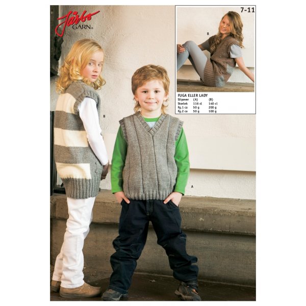 Strickanleitung - Slipover & Slipover-Tunika mit gestreiftem Rcken