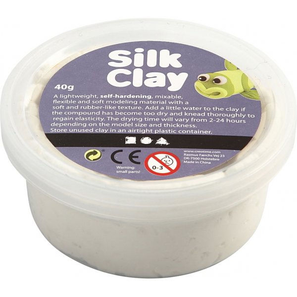 Silk Clay - wei - 40 g