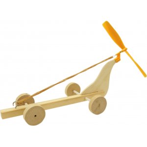 Holzauto mit Propeller 6-tlg Holzauto mit Propeller 6-tlg