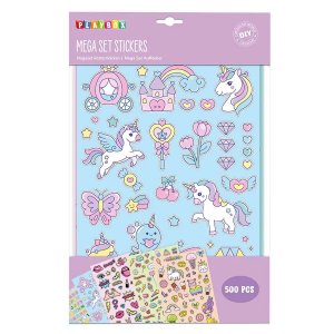 Megaset Sticker Einhorn - 546 Stück Megaset Sticker Einhorn - 546 Stück
