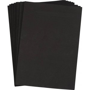 Dekogummi - Schwarz - A4 - 10 Stk Dekogummi - Schwarz - A4 - 10 Stk