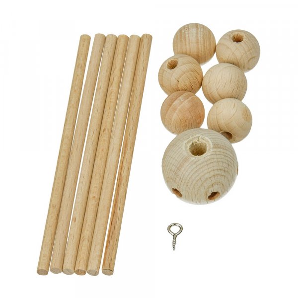 Mobiler Stern  22 cm - unbehandelt