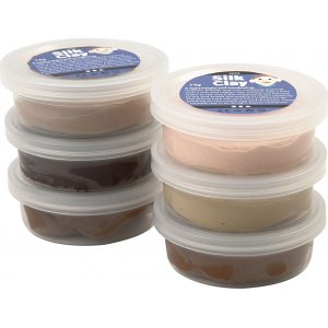 Silk Clay® - Hautfarben - 6 x 14 g Silk Clay® - Hautfarben - 6 x 14 g