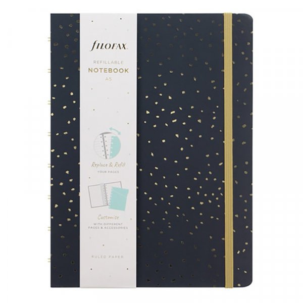 Notizbuch Filofax A5 - Konfetti-Kohle