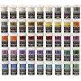 Glitzer - gemischte Farben - 46 x 20 g