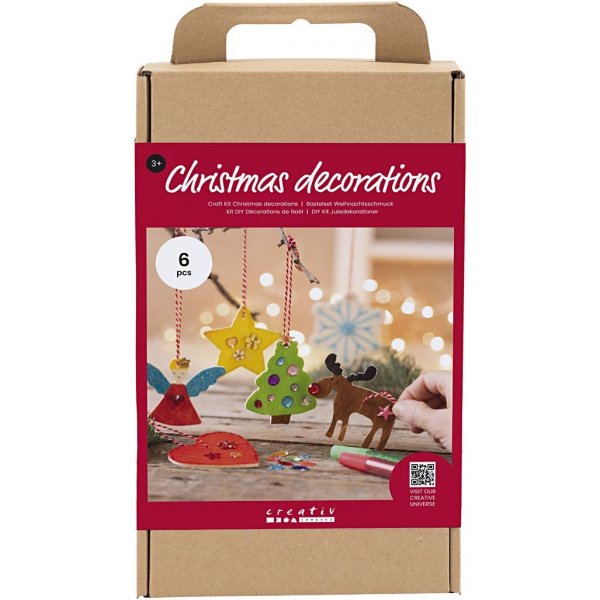 DIY Kit Weihnachtsdekorationen - Ausmalen