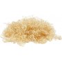 Lockiges Puppenhaar - hellbraun - 15 g