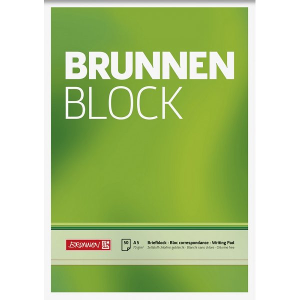 Notizblock - Brunnen A5 70 g