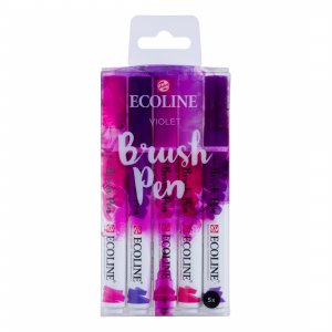 Ecoline Pinselstift 5er-Pack - Violett Ecoline Pinselstift 5er-Pack - Violett