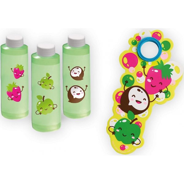 Seifenblasen mit Fruchtduft, 3x 200 ml