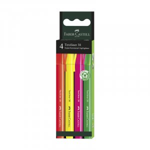 Textmarker-Set - Faber-Castell - Pastell - 4-tlg Textmarker-Set - Faber-Castell - Pastell - 4-tlg