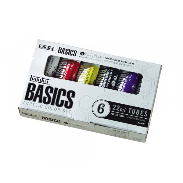 Acrylfarbenset Liquitex Basset 6x22 ml
