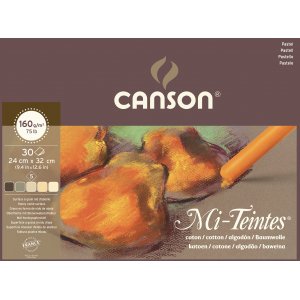 Canson Mi-Teintes Pastellpapier Terre 160g - 24x32 cm Canson Mi-Teintes Pastellpapier Terre 160g - 24x32 cm