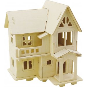 3D-Konstruktionsfigur - Haus mit Balkon 3D-Konstruktionsfigur - Haus mit Balkon