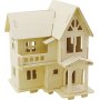 3D-Konstruktionsfigur - Haus mit Balkon