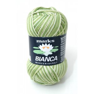 Bianca Ombre Garn - 50g - Grün/Weiß (1536) Bianca Ombre Garn - 50g - Grün/Weiß (1536)