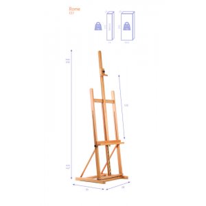 Staffelei - Studio H-Frame Nr. 37 - Rom - KIT Staffelei - Studio H-Frame Nr. 37 - Rom - KIT