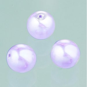 Glasperlen Wachs Glanz 6 mm - Lila 40 Stk. Glasperlen Wachs Glanz 6 mm - Lila 40 Stk.