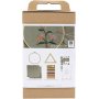 DIY Kit Stickerei - Staubgrn - Stickrahmen