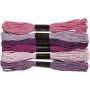 Harmoni Stickgarn - Lila - 6 Bndel