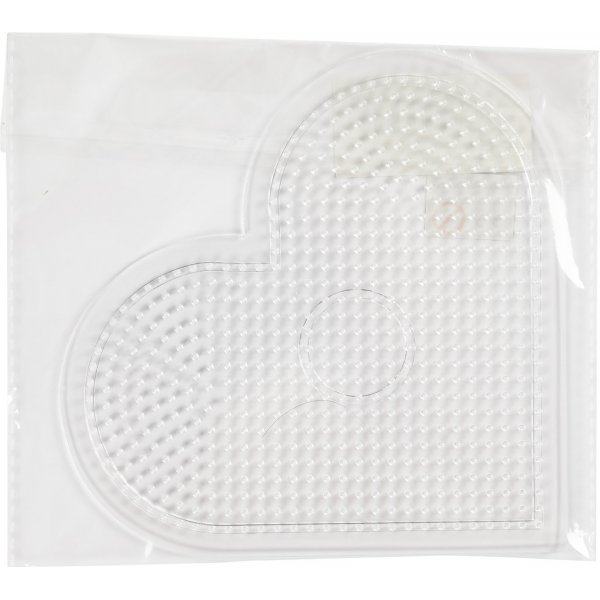 Perlenteller - klar - Herz Perlenteller - klar - Herz