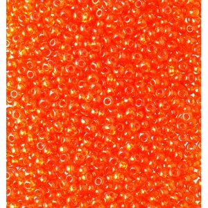 Rocailleperlen transparent - orange Rocailleperlen transparent - orange