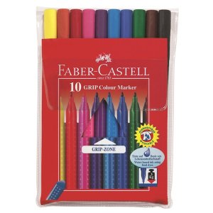 Faserfarbstift-Set Faber-Castell Redline - 10 Bleistifte Faserfarbstift-Set Faber-Castell Redline - 10 Bleistifte