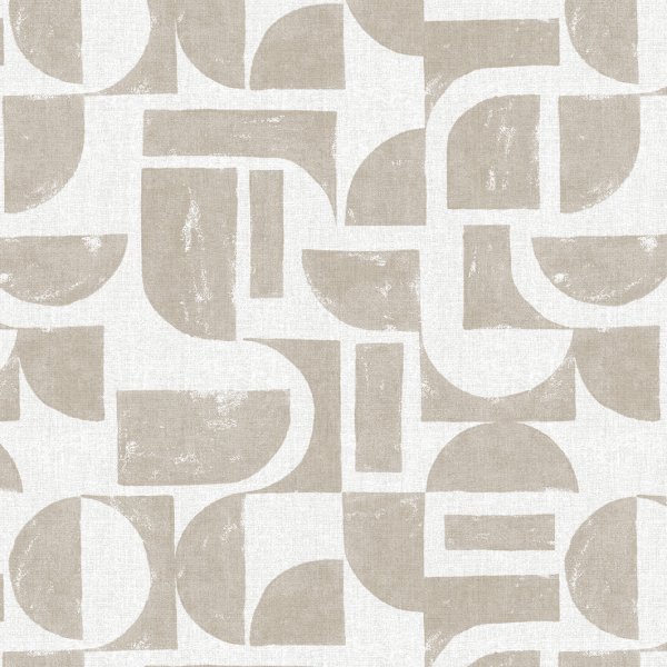 Plane PVC Grafik - Beige