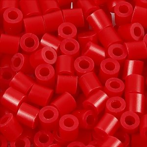 Röhrenperlen - rot (32231) - mittel - 1100 Stk Röhrenperlen - rot (32231) - mittel - 1100 Stk