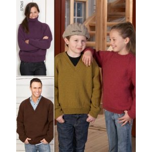Strickmuster - Stockinette-Raglanpullover Strickmuster - Stockinette-Raglanpullover
