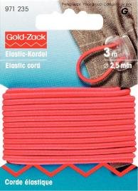 Elastische Schnur 2,5 mm rot 3 m Elastische Schnur 2,5 mm rot 3 m