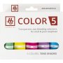 Seifenfarbe - gemischte Farben - 5 x 30 g