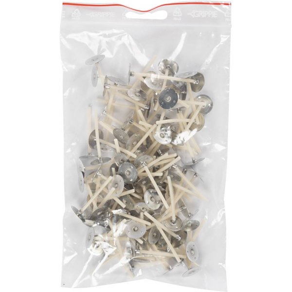 Gewachster Docht - 100 Stück Gewachster Docht - 100 Stück