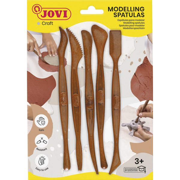 Tonwerkzeuge - Jovi - 5er-Pack Kunststoffspatel