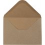 Recycelter Umschlag - Natur - 11,5 x 16 cm - 50 Stk