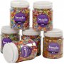 Perlenmischung - gemischte Farben - 6 x 700 ml
