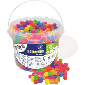 Röhrenperlen XL - Neon - 900 Stk Röhrenperlen XL - Neon - 900 Stk