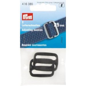 Verstellschnalle Kunststoff 25 mm - schwarz Verstellschnalle Kunststoff 25 mm - schwarz