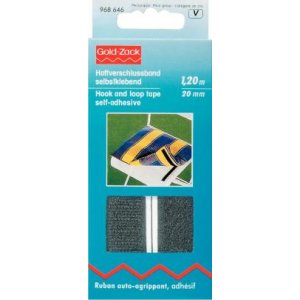 Selbstklebendes Klettband schwarz Selbstklebendes Klettband schwarz